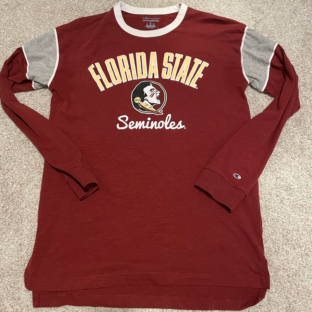 Champion Men’s FSU Long Sleeve Tshirt small